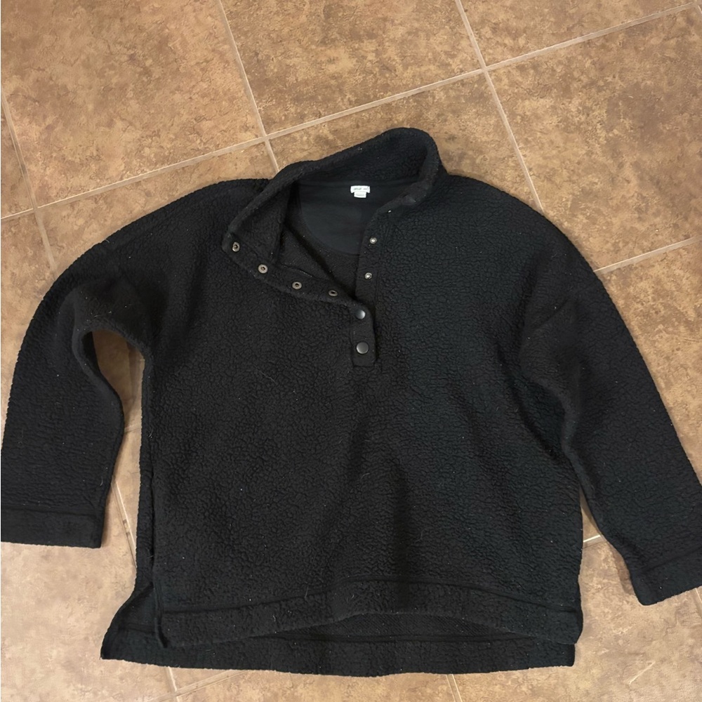 Aerie Black Pullover Sweater